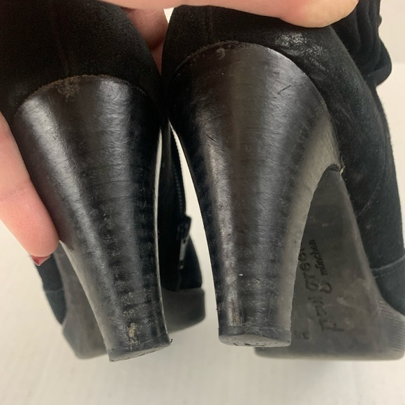 Paul Green Faux Fur Lined Suede Boots  - Size 6 - Picture 10 of 12